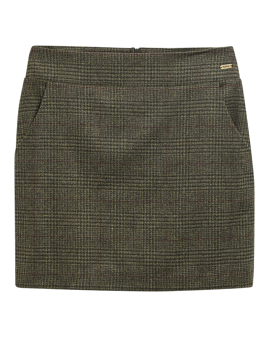 Browning Skirt - Olive Prince Of Wales
