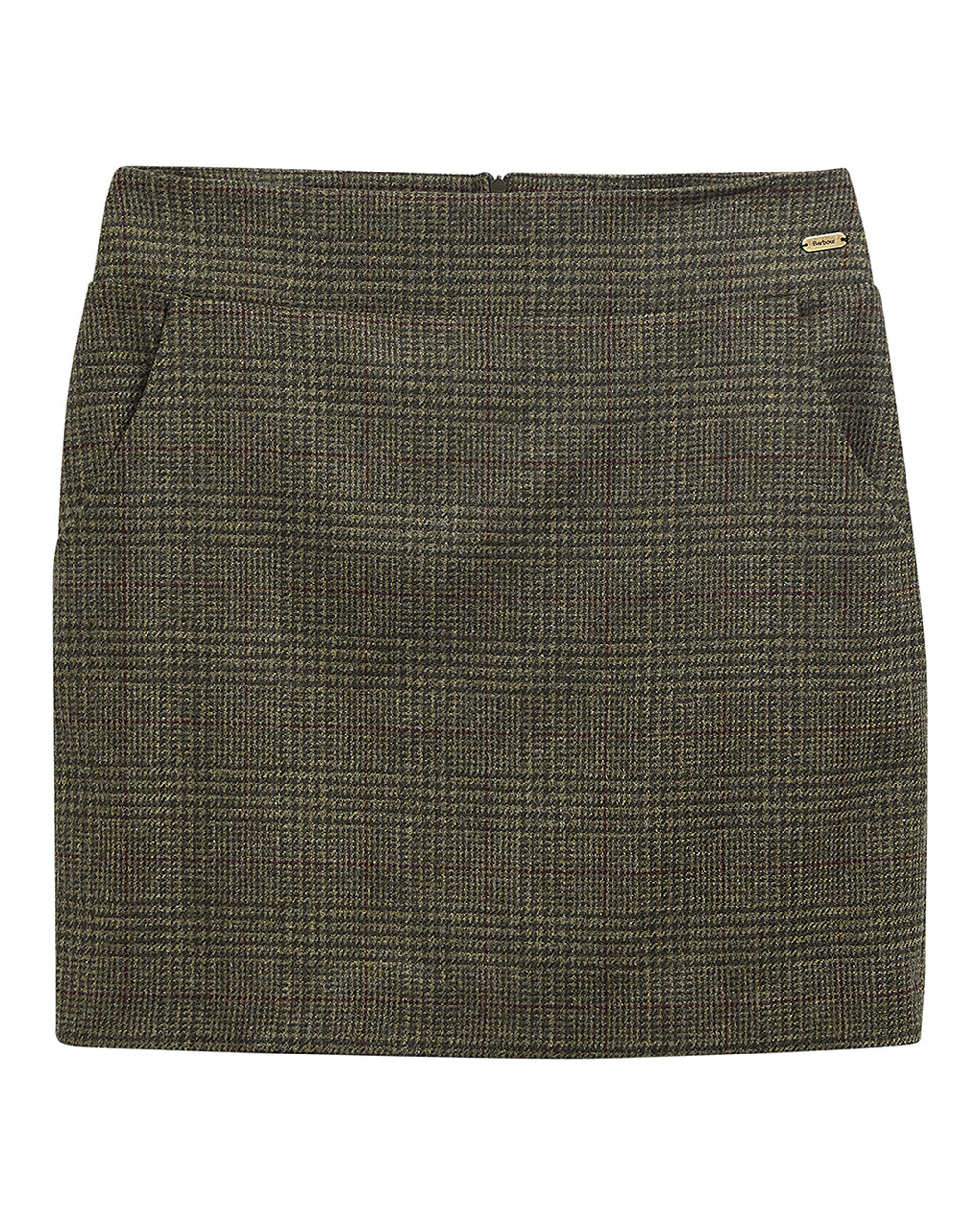 Browning Skirt - Olive Prince Of Wales