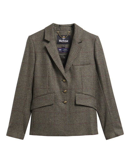 Browning Tailored Jacket - Olive Prince Of Wales Check