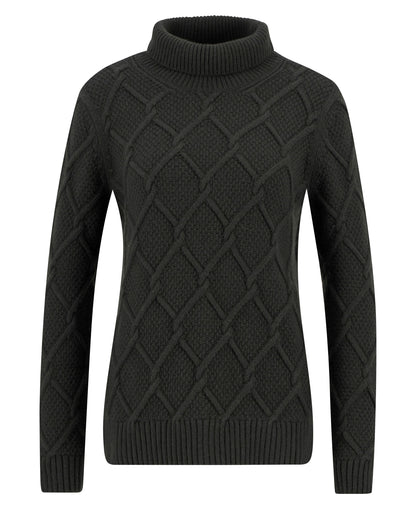 Burne Roll Neck Knitted Jumper - Olive