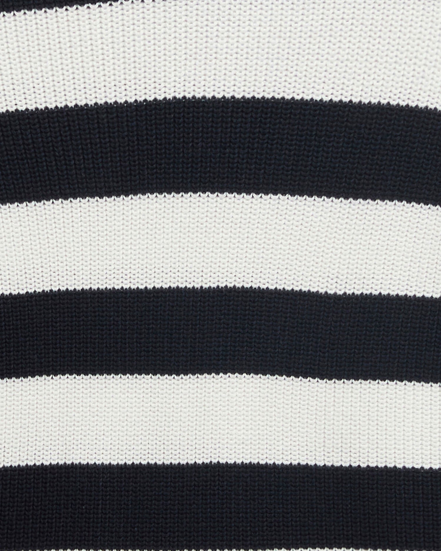 Cartmel Knitted Vest - Dark Navy Stripe