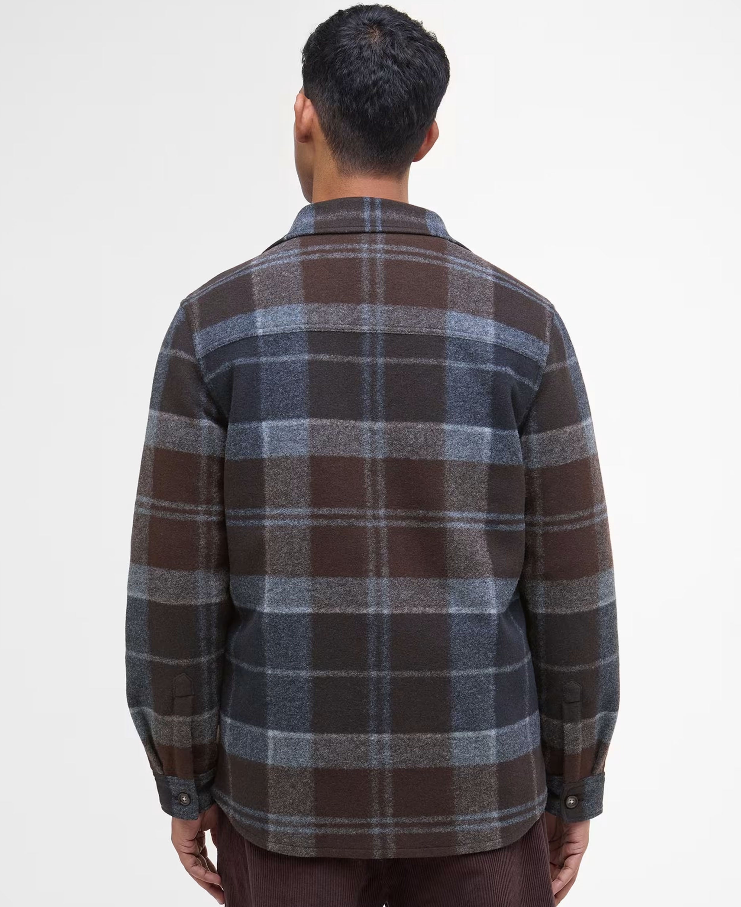 Chapter Tailored Check Overshirt - Midnight Oak Tartan