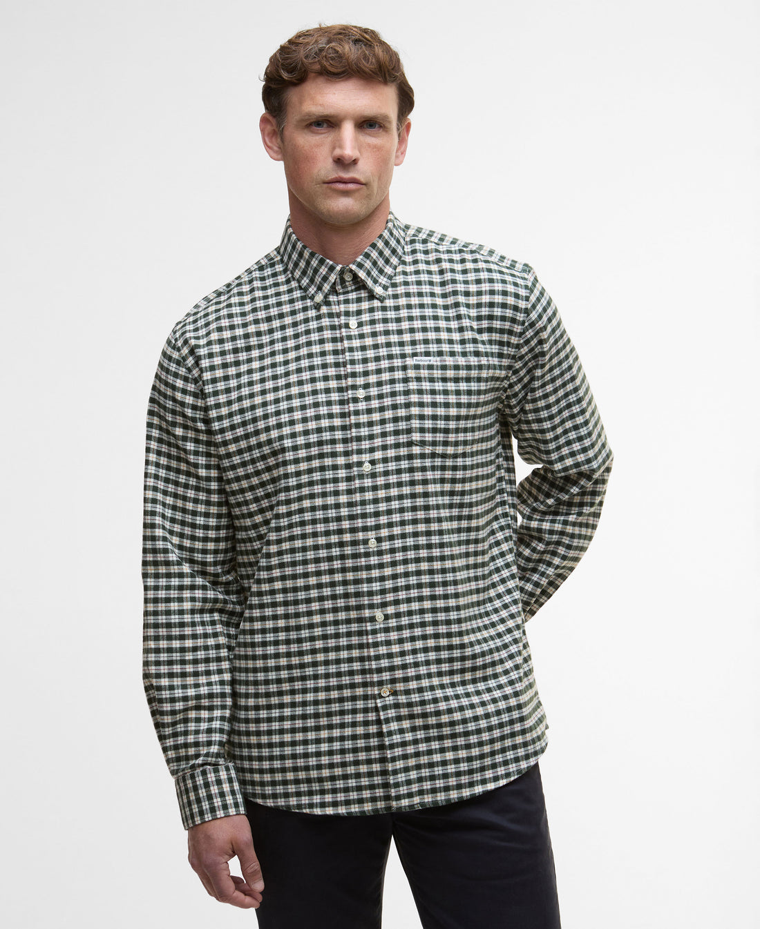 Colderham Regular Checked Shirt - Forest
