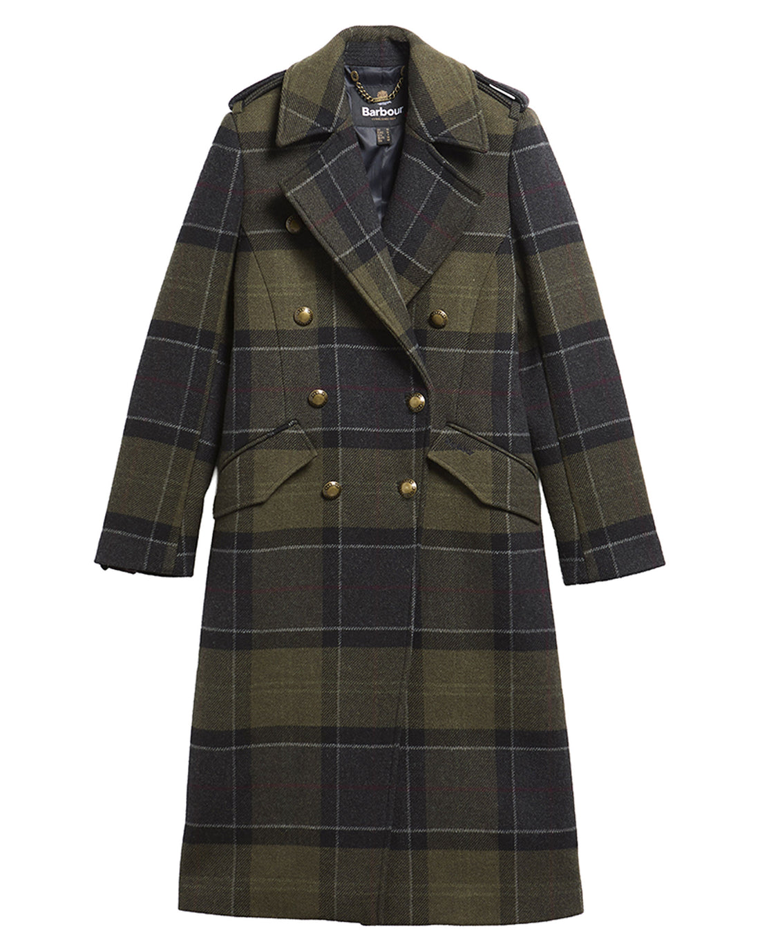 Cottesmore Checked Wool Coat - Shadow Classic Tartan