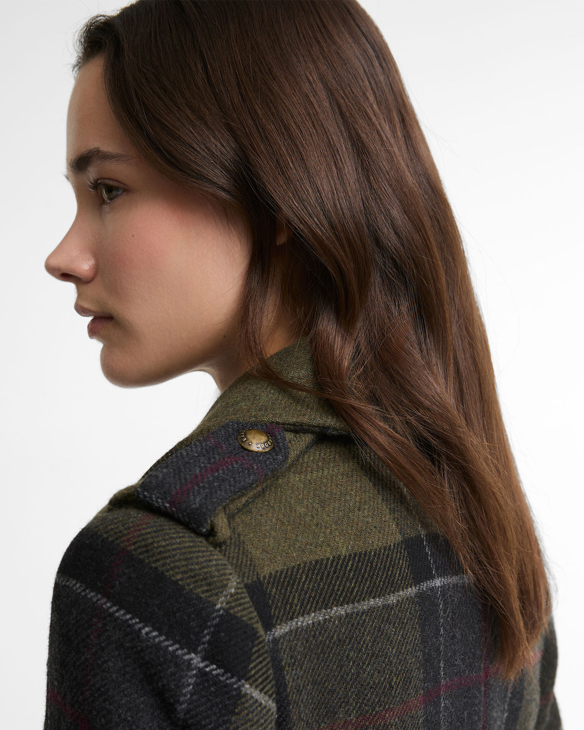 Cottesmore Checked Wool Coat - Shadow Classic Tartan