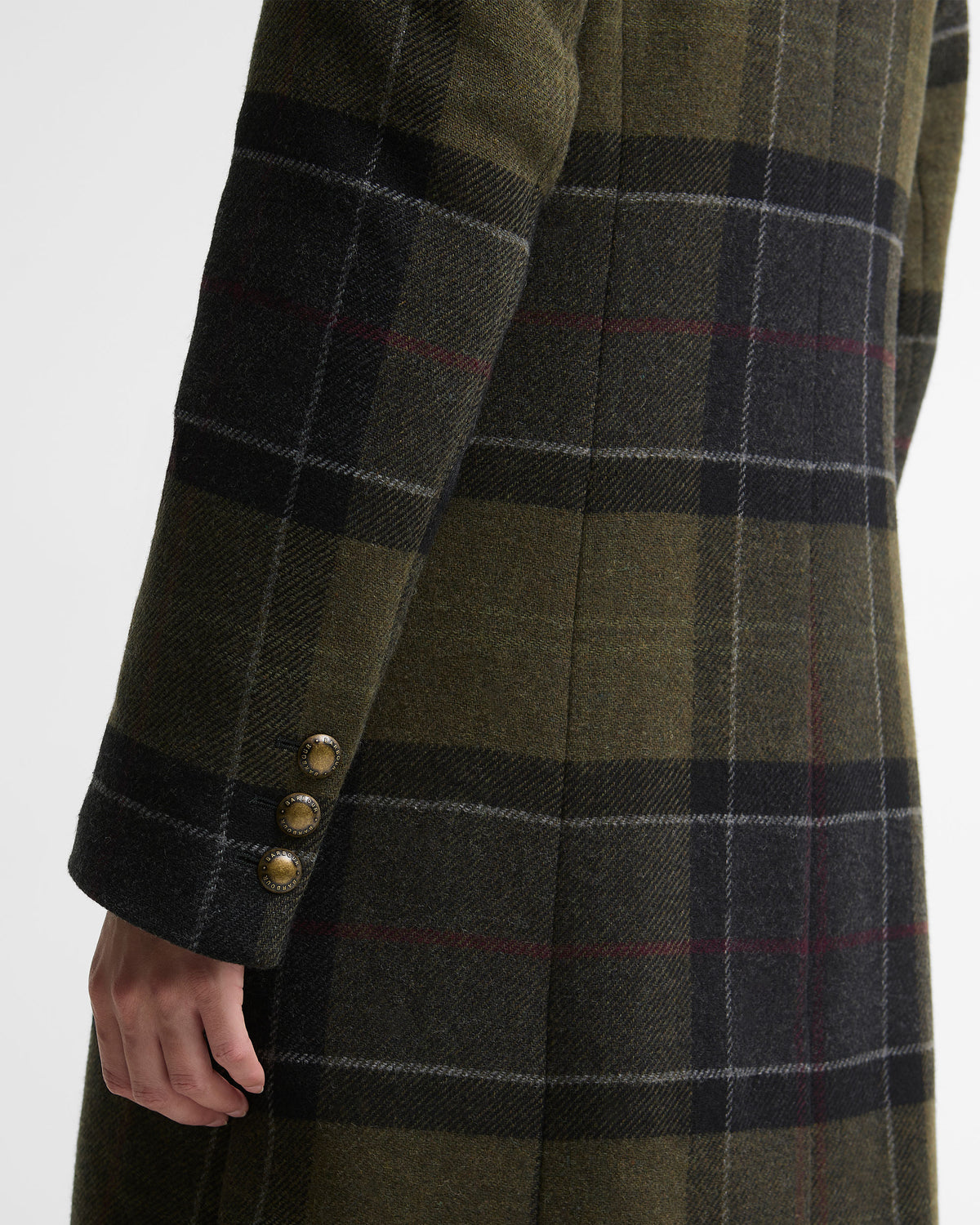 Cottesmore Checked Wool Coat - Shadow Classic Tartan