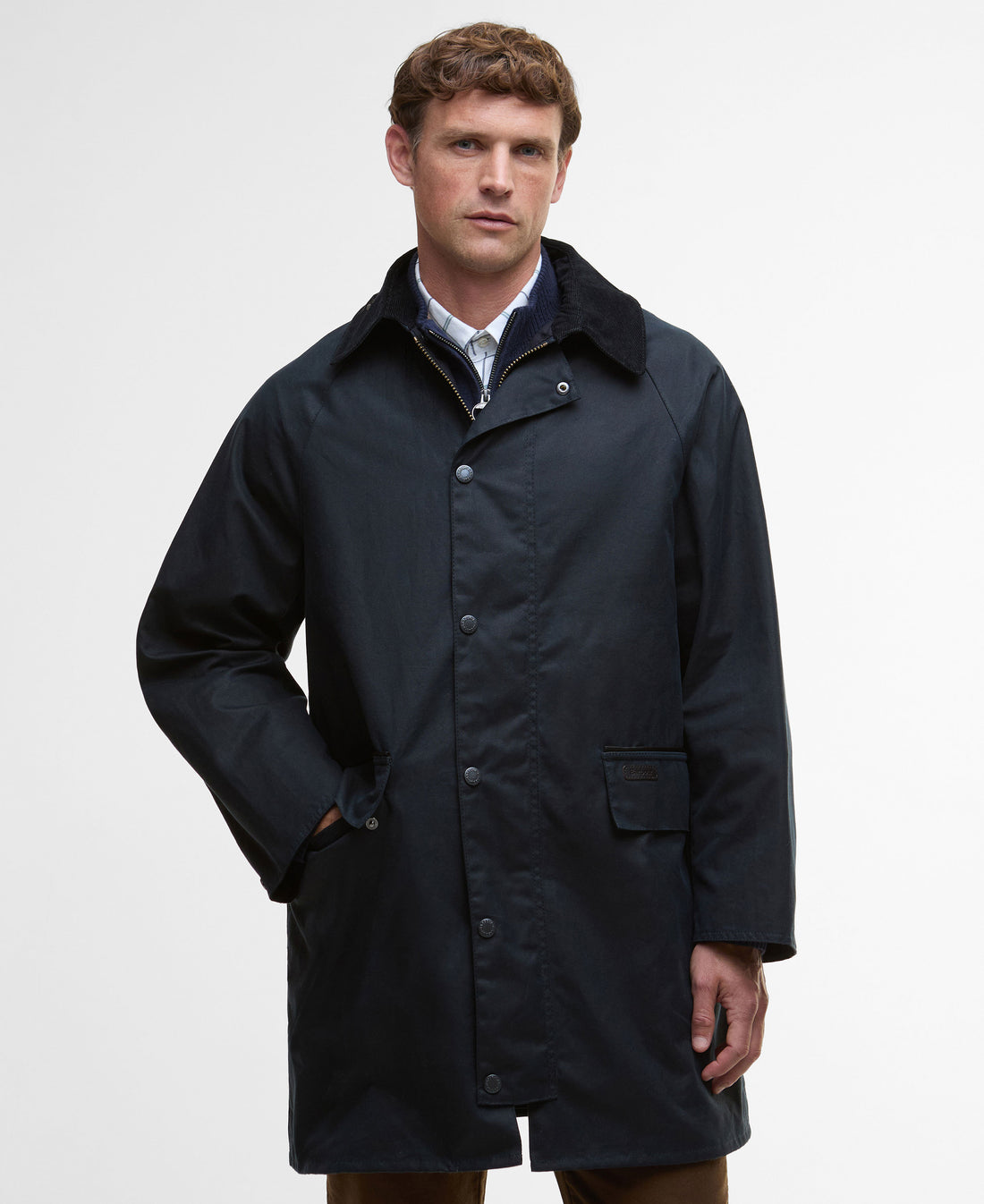 Country Wax Mac Jacket - Navy