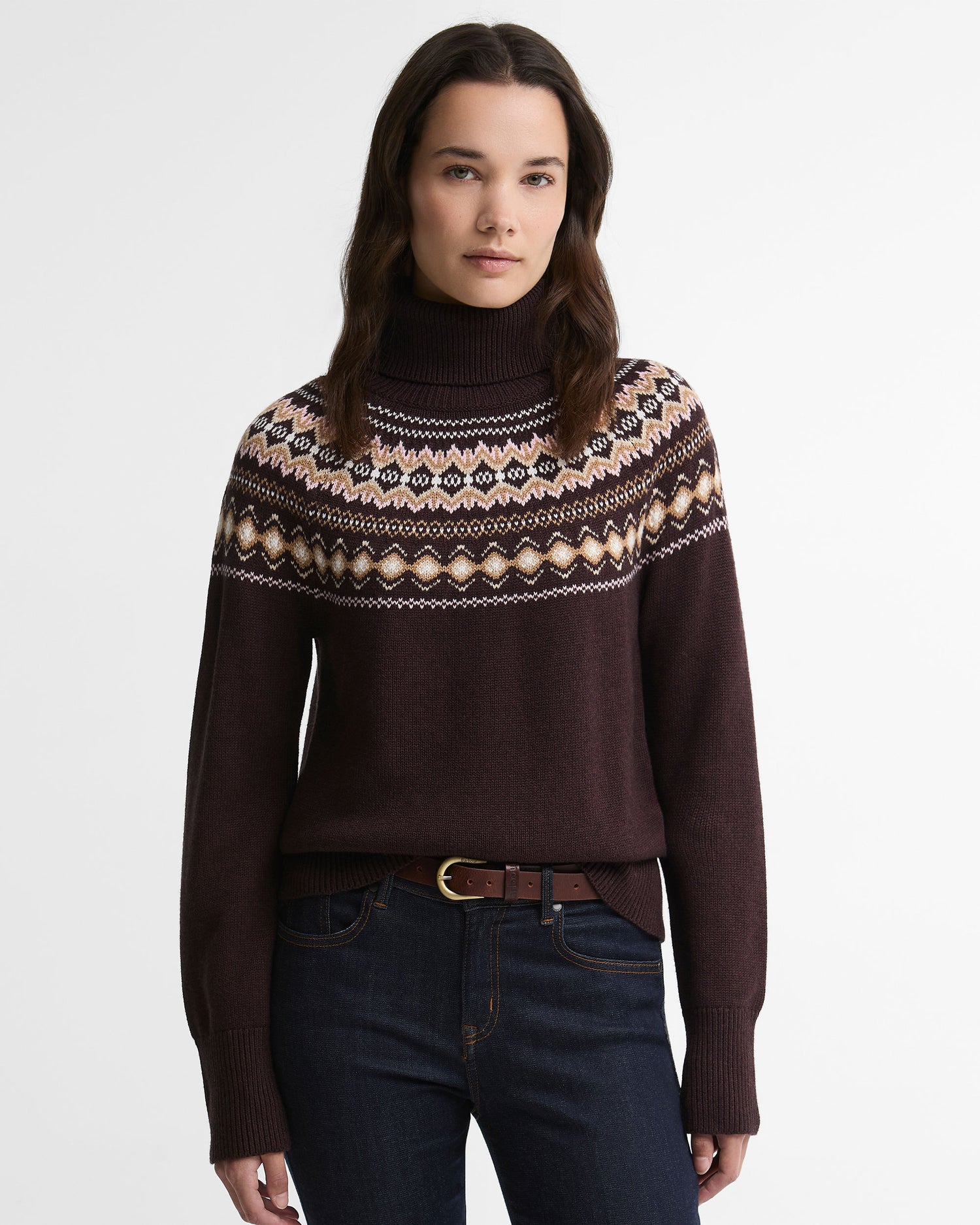 Darwen Knitted Jumper - Seal Brown