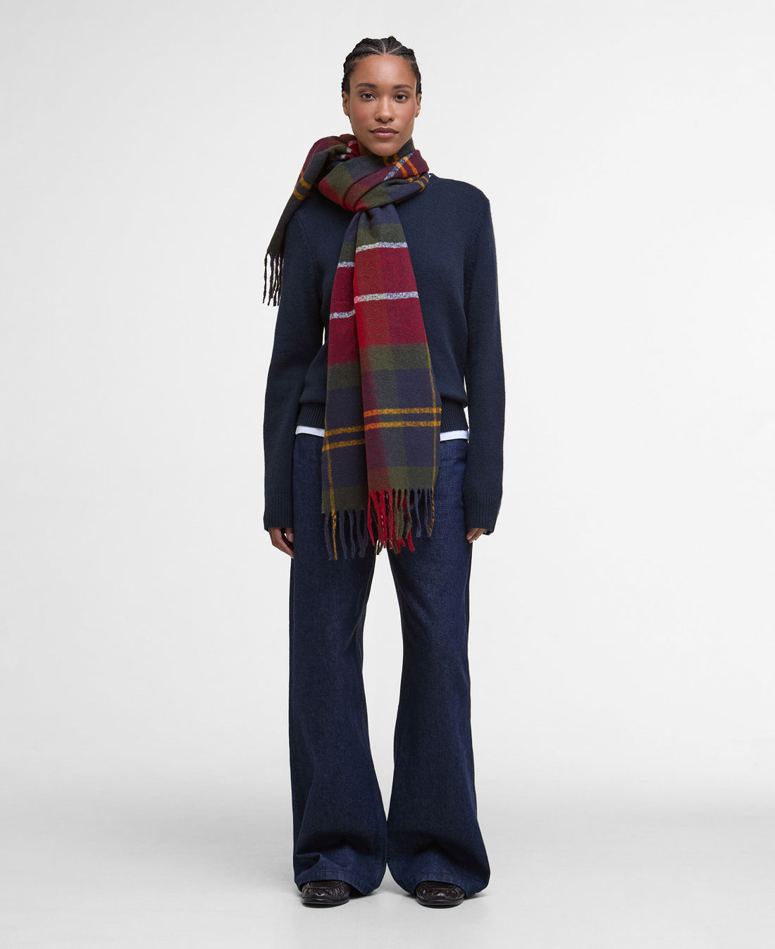 Deanna Tartan Scarf - Winterberry Tartan