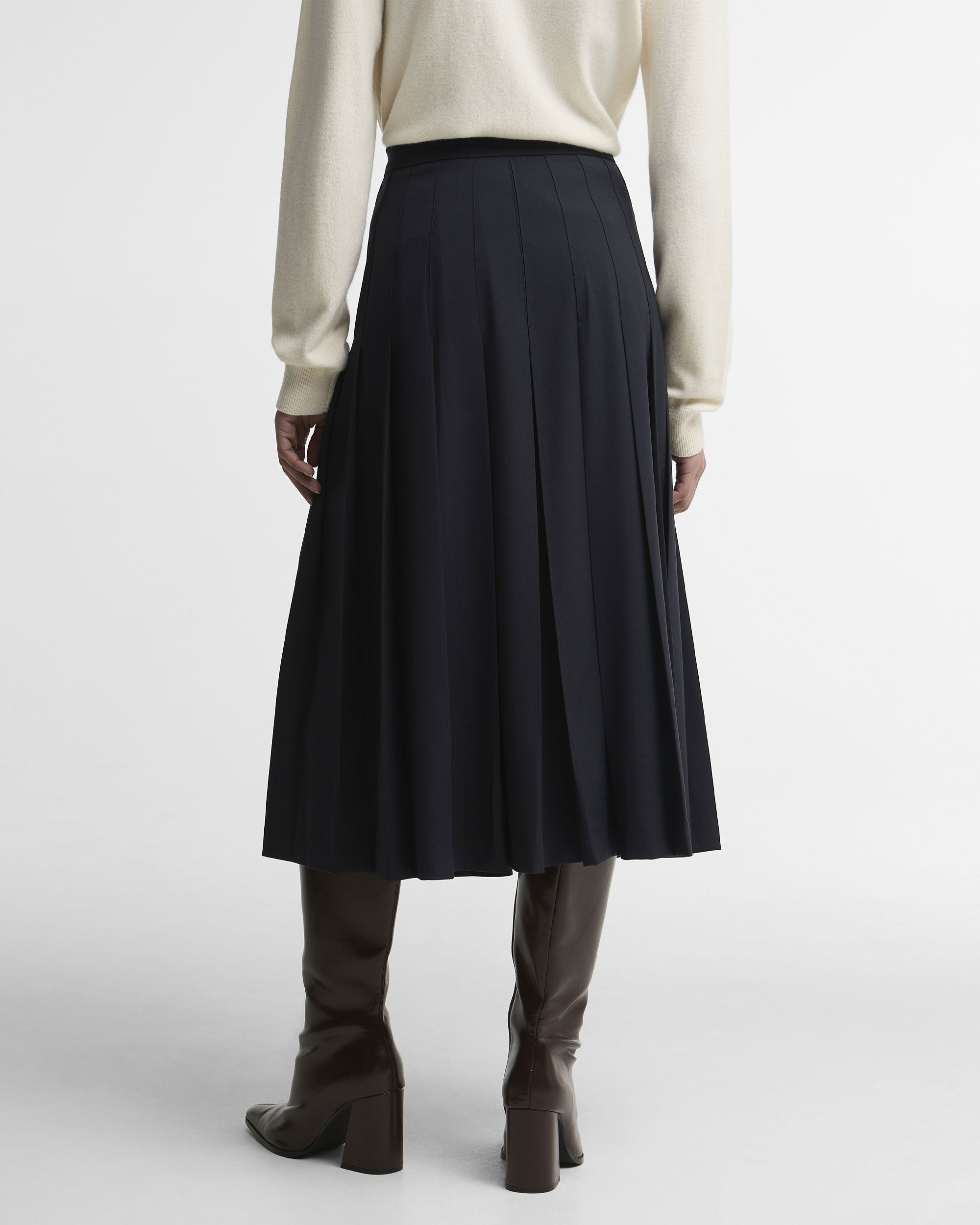 Delilah Midi Skirt - Dark Navy