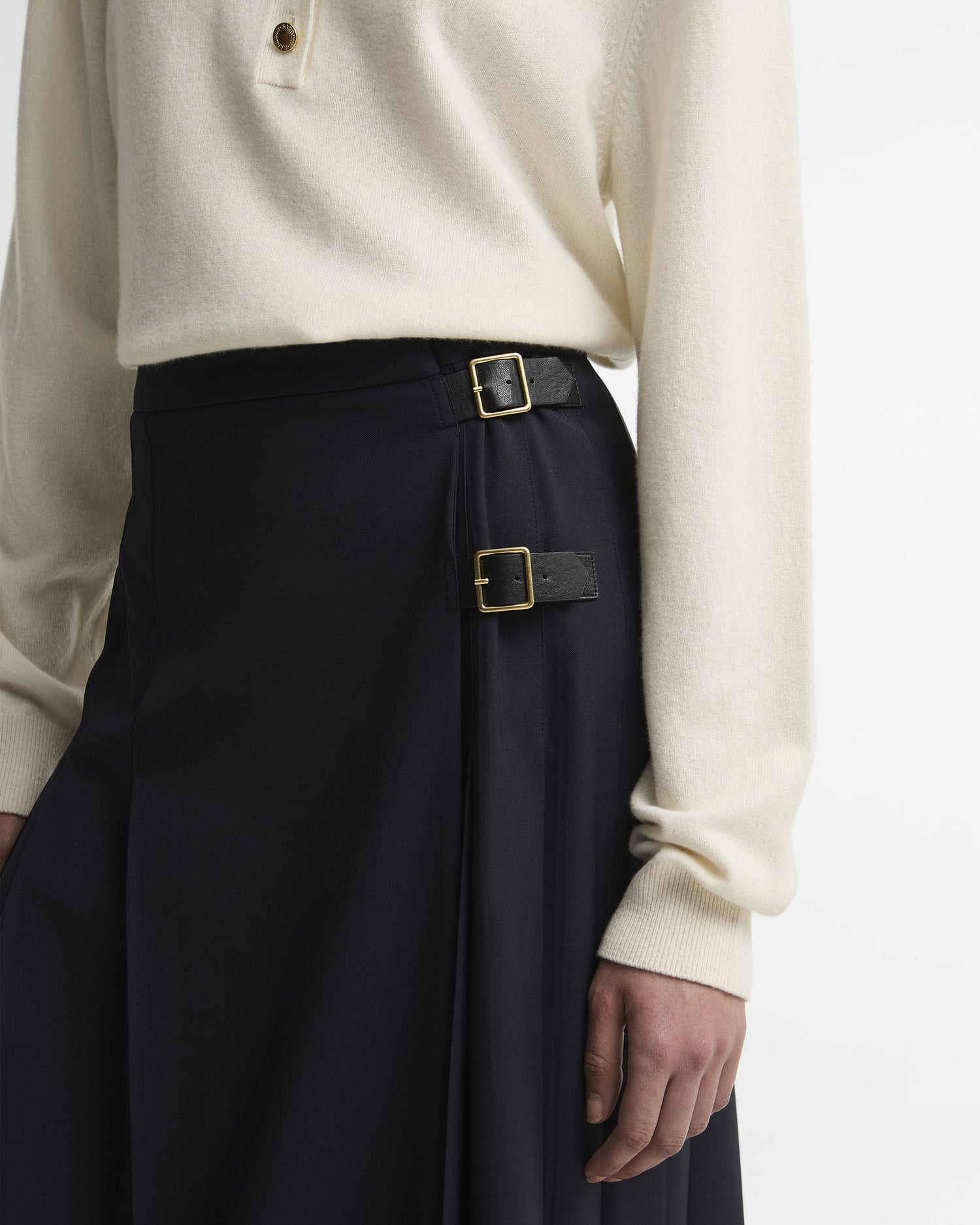 Delilah Midi Skirt - Dark Navy