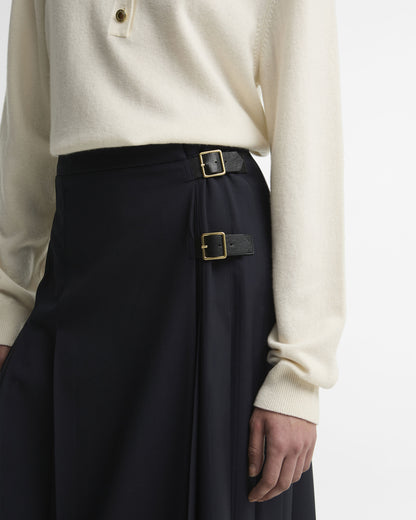 Delilah Midi Skirt - Dark Navy