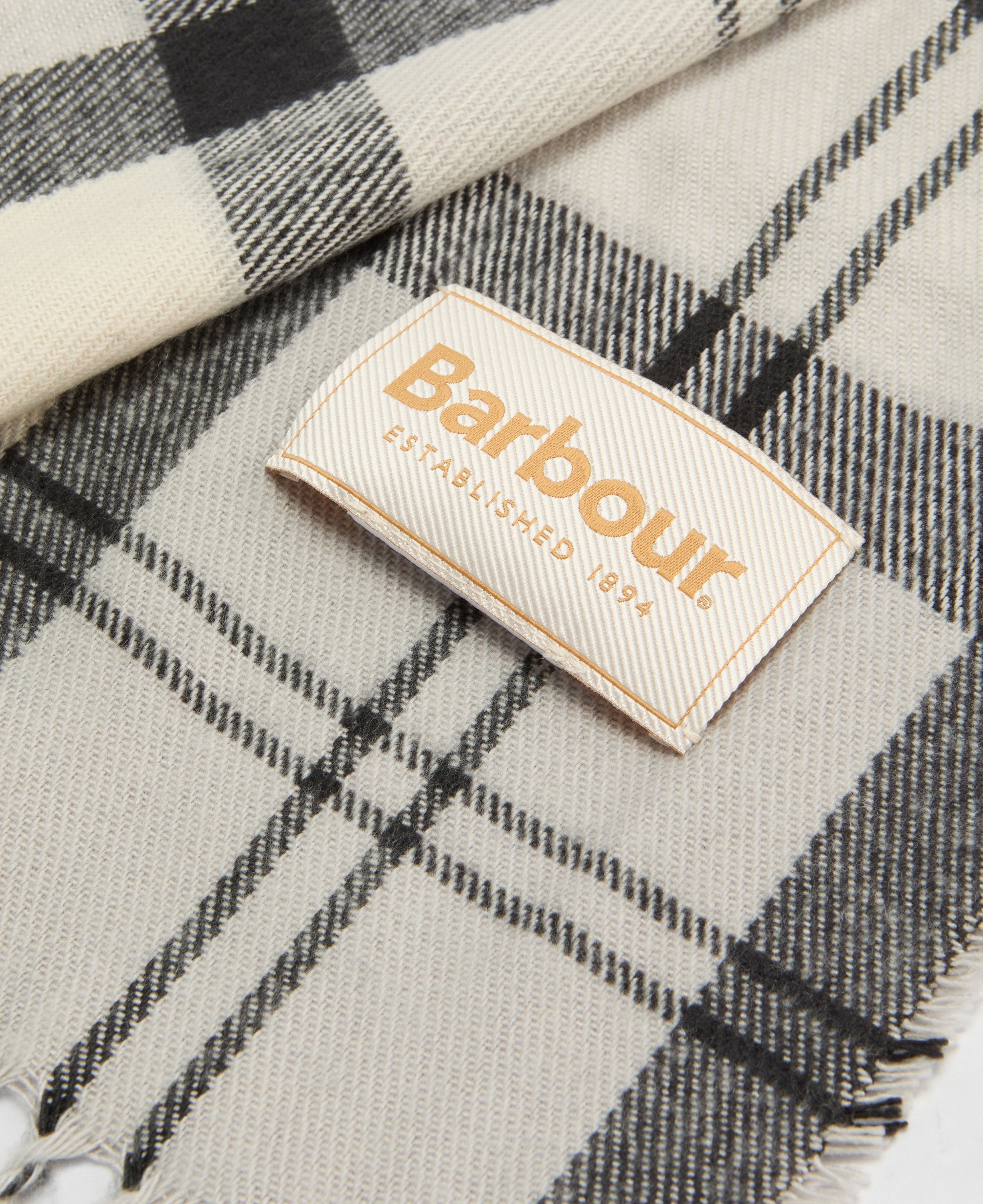 Dover Beanie &amp; Hailes Scarf Gift Set - Monochrome Tartan