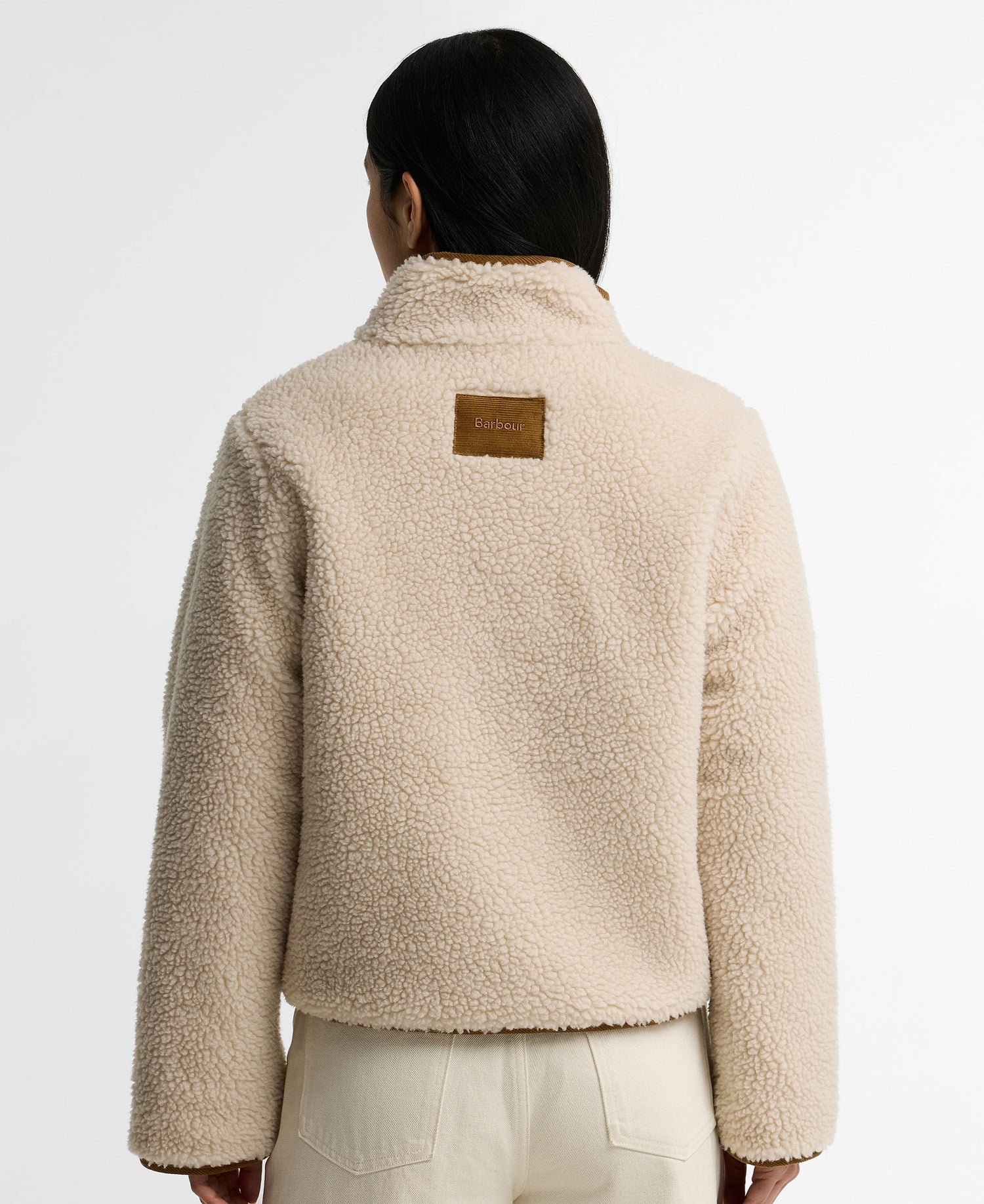 Elenora Casual Fleece Jacket - Ecru