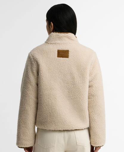 Elenora Casual Fleece Jacket - Ecru