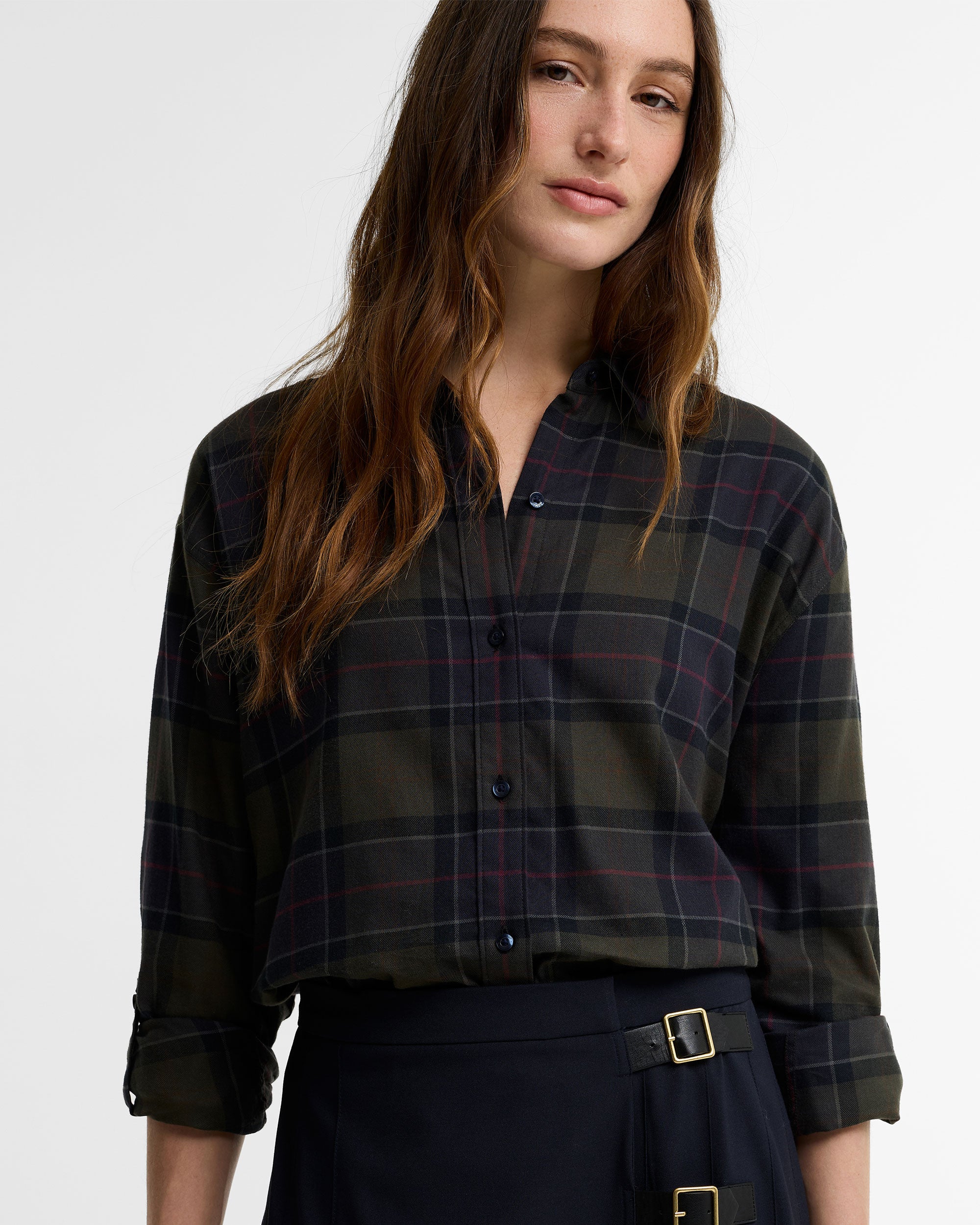 Elishaw Check Shirt - Shadow Classic Tartan