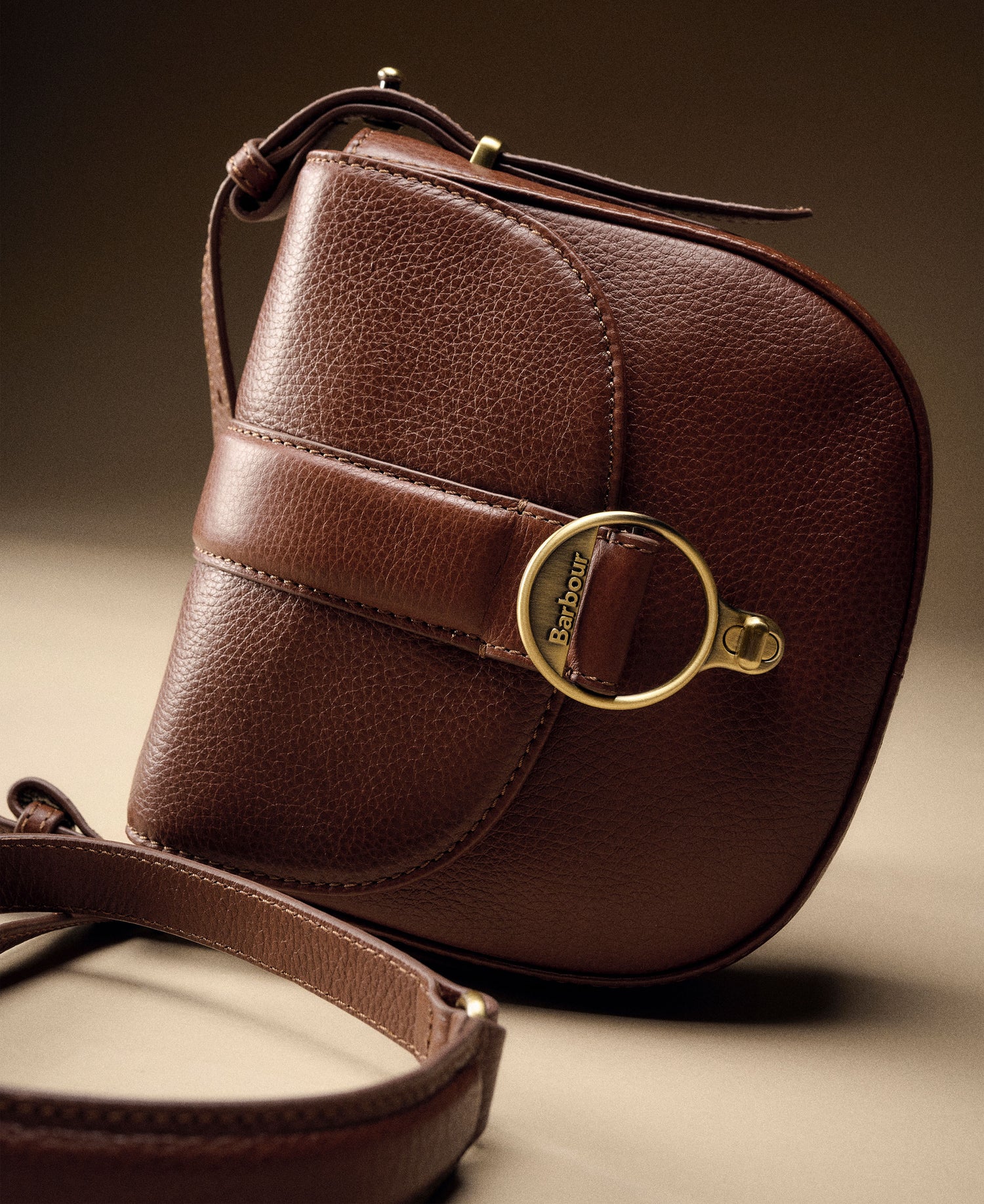 Elm Leather Crossbody Bag - Brown