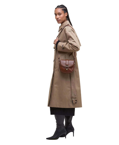 Elm Leather Crossbody Bag - Brown