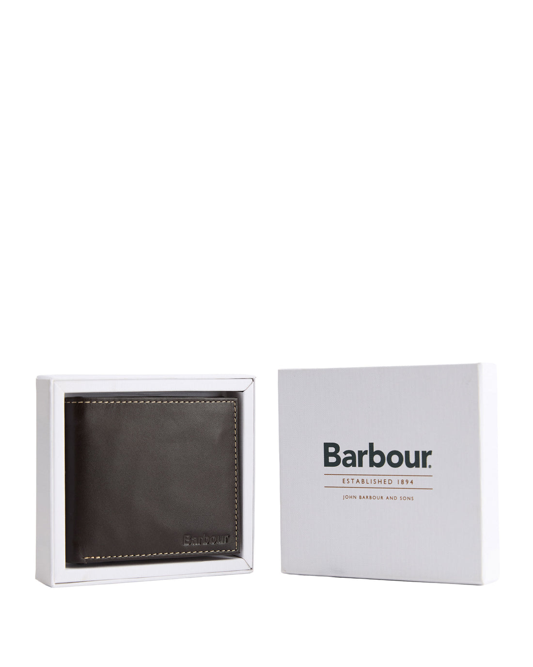 Elvington Leather Billfold Coin Wallet - Brown/Tan