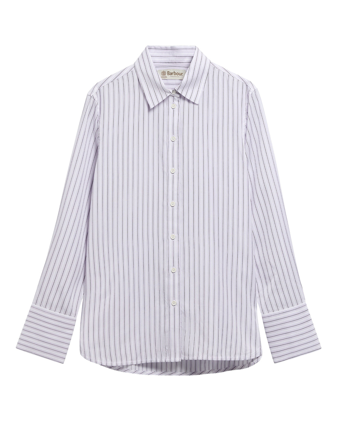 Evangeline Shirt - Frosted Heather Stripe