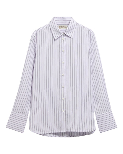 Evangeline Shirt - Frosted Heather Stripe