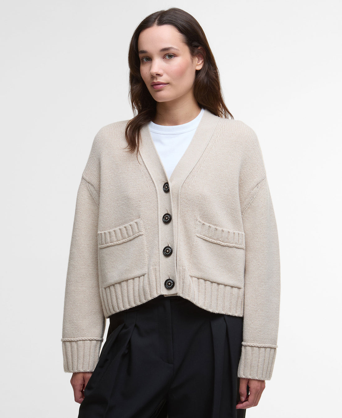 Faye Knitted Cardigan - Oatmeal