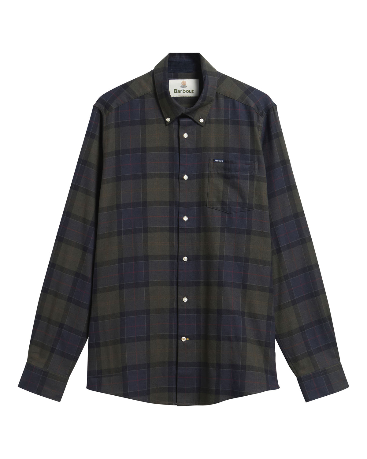 Fortrose Tailored Tartan Shirt - Shadow Classic Tartan