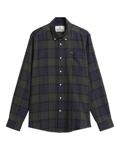 Fortrose Tailored Tartan Shirt - Shadow Classic Tartan