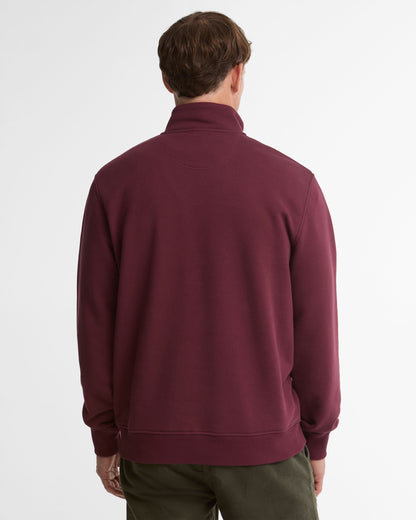 Fosse Half Zip Sweatshirt - Dark Bordeaux
