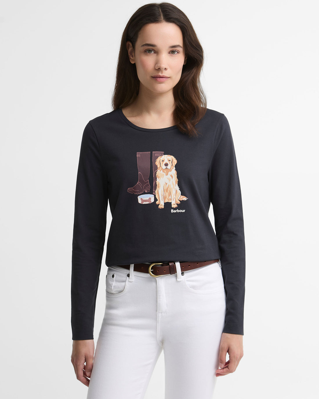 Hedley Long Sleeve T-Shirt - Dark Navy