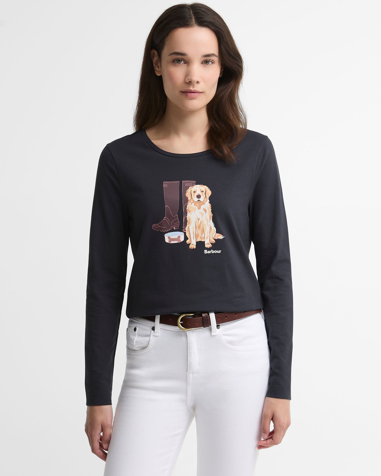 Hedley Long Sleeve T-Shirt - Dark Navy