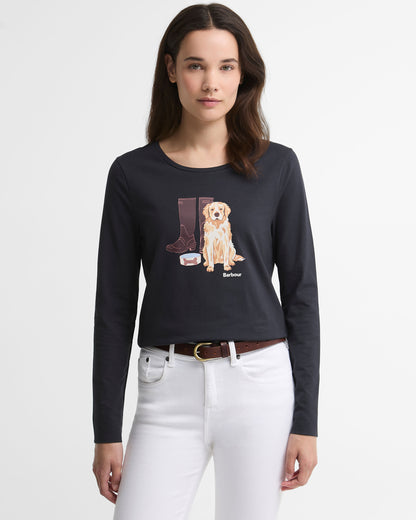 Hedley Long Sleeve T-Shirt - Dark Navy