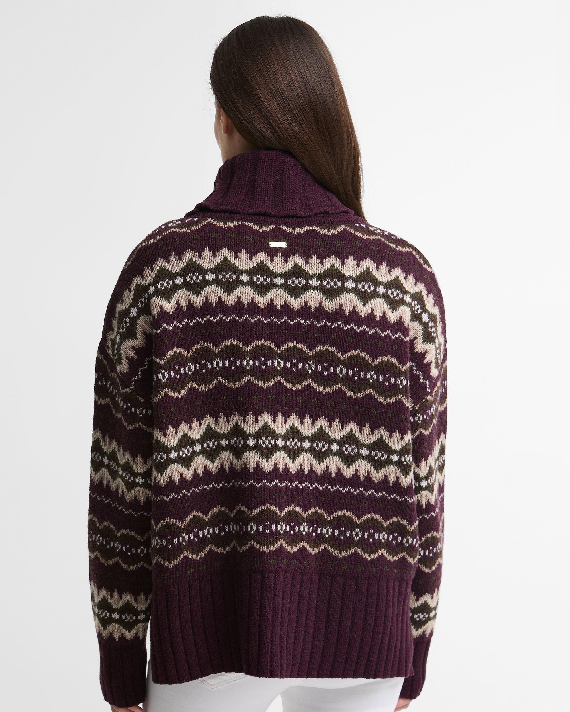 Helen Knitted Jumper - Fig Multi