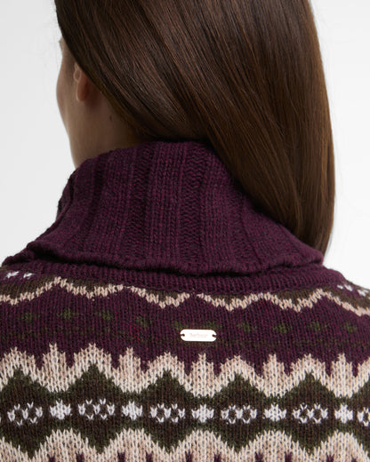 Helen Knitted Jumper - Fig Multi