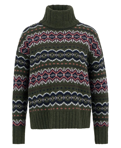Helen Knitted Jumper - Olive Multi