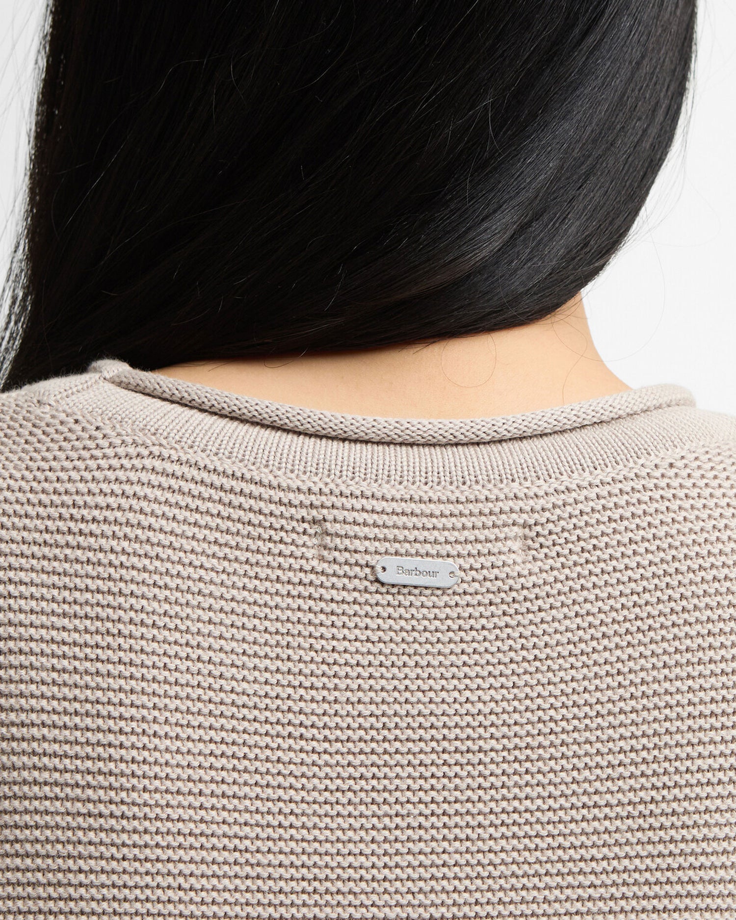 Hinton Knitted Jumper - Light Sand Stripe