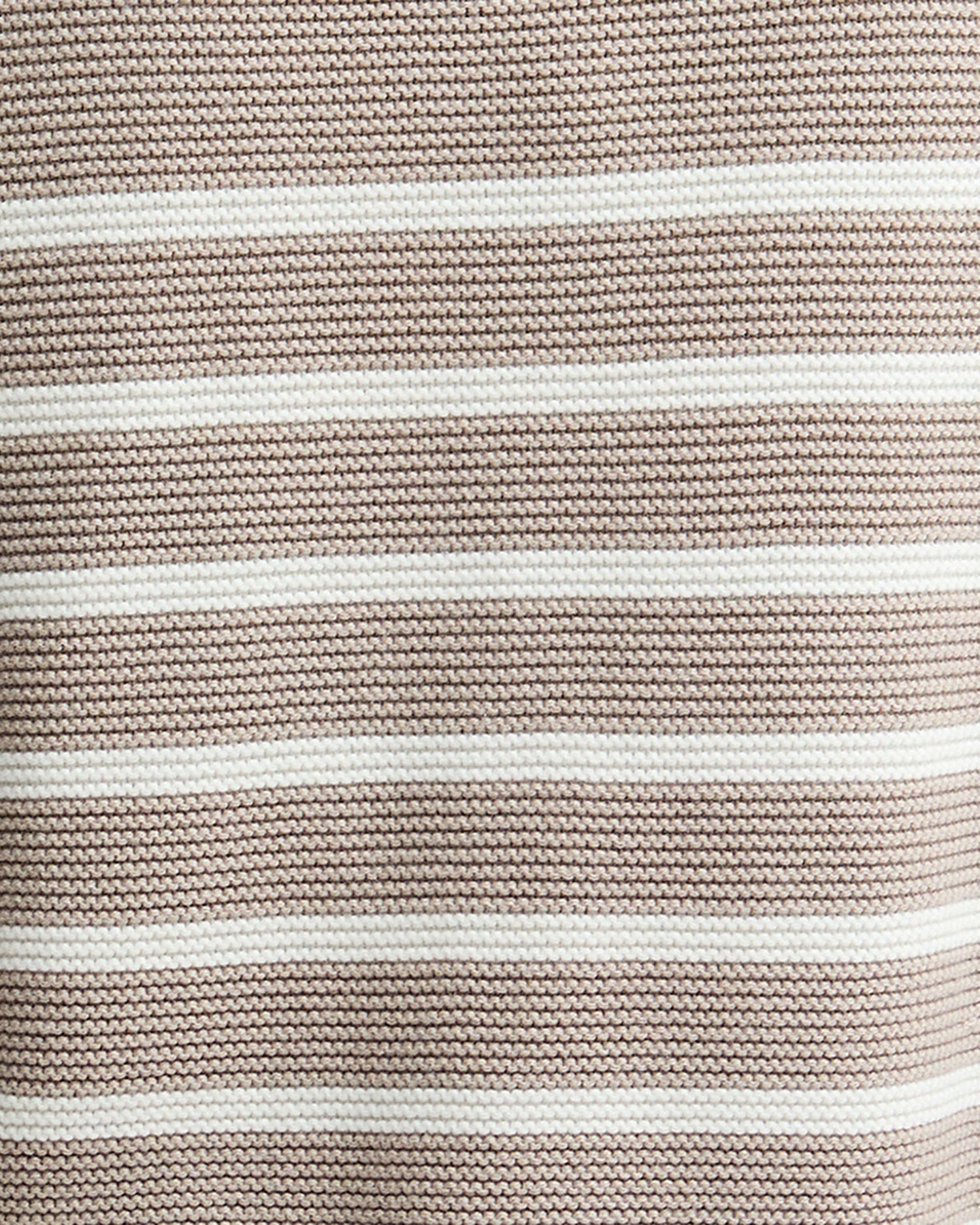 Hinton Knitted Jumper - Light Sand Stripe