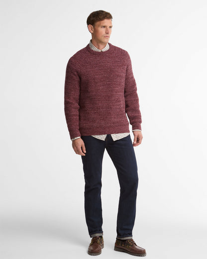 Horseford Crew Neck Jumper - Mauve