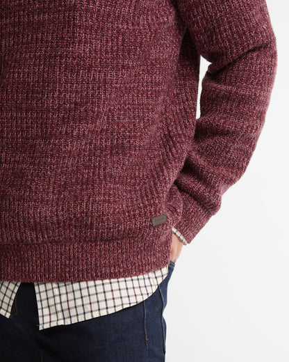 Horseford Crew Neck Jumper - Mauve