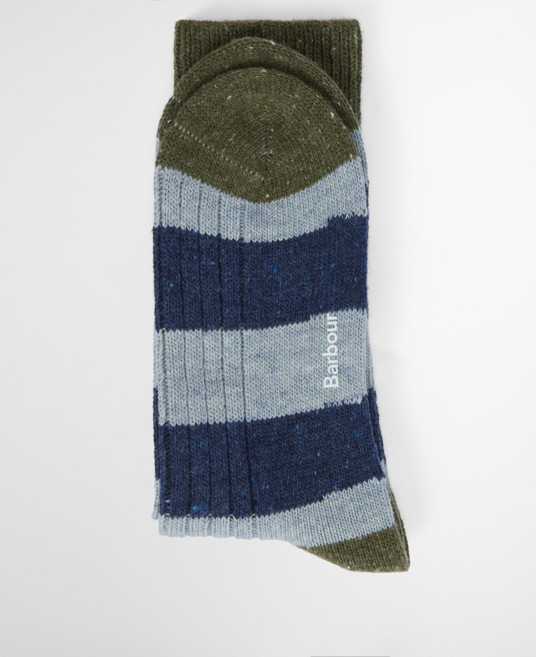 Houghton Stripe Socks - Bluestone