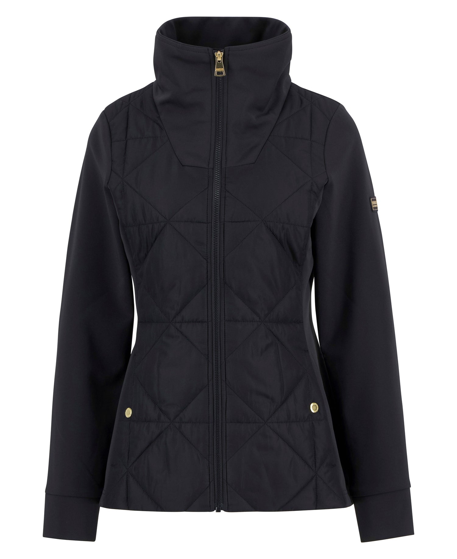 Kya Quilted Sweat - Black