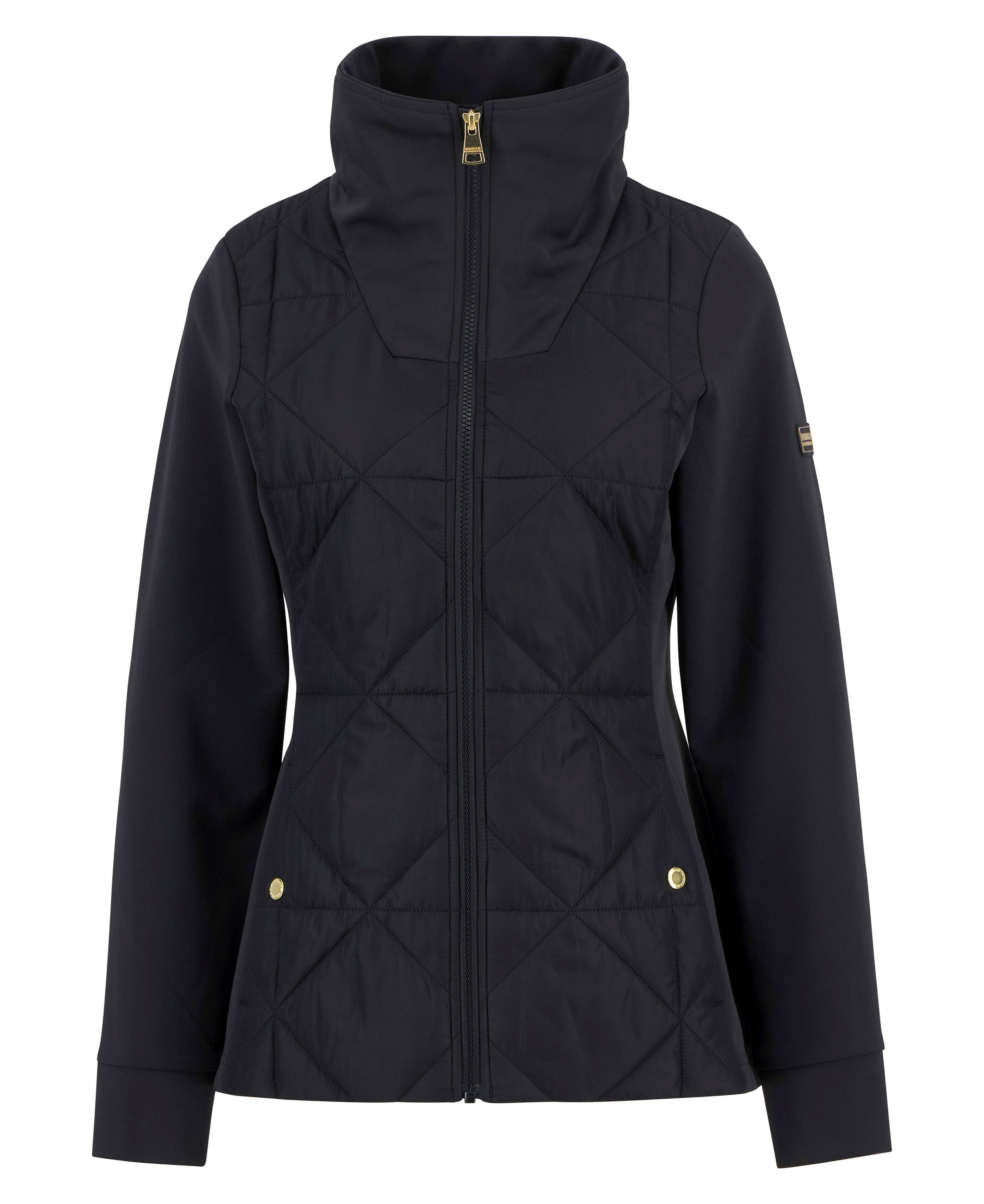 Kya Quilted Sweat - Black