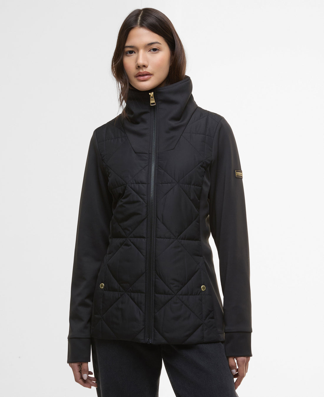 Kya Quilted Sweat - Black