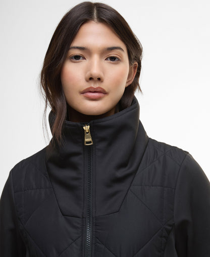 Kya Quilted Sweat - Black