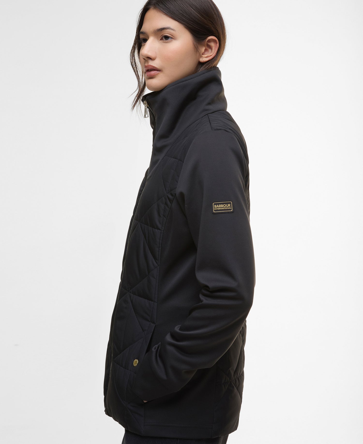 Kya Quilted Sweat - Black