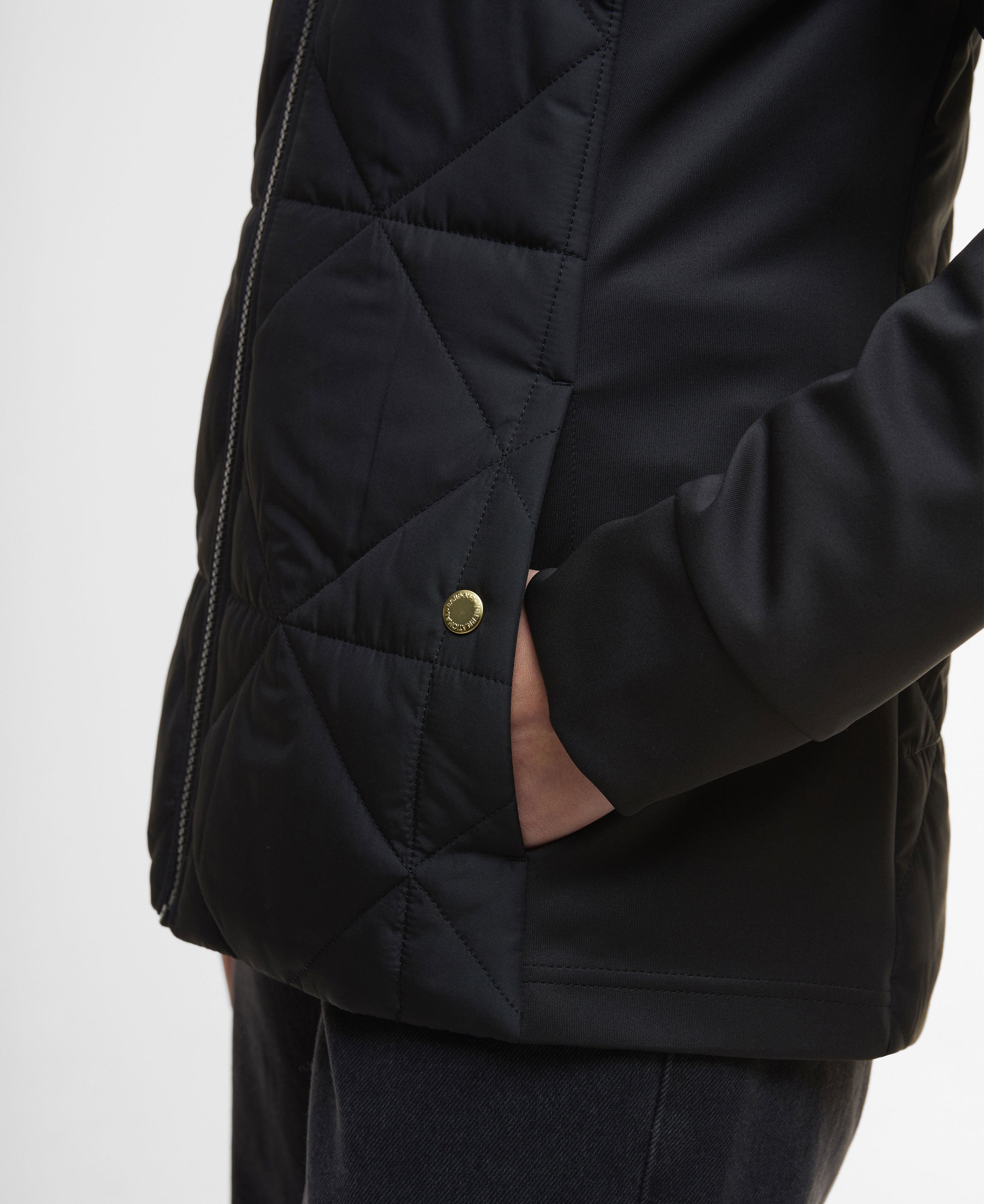 Kya Quilted Sweat - Black