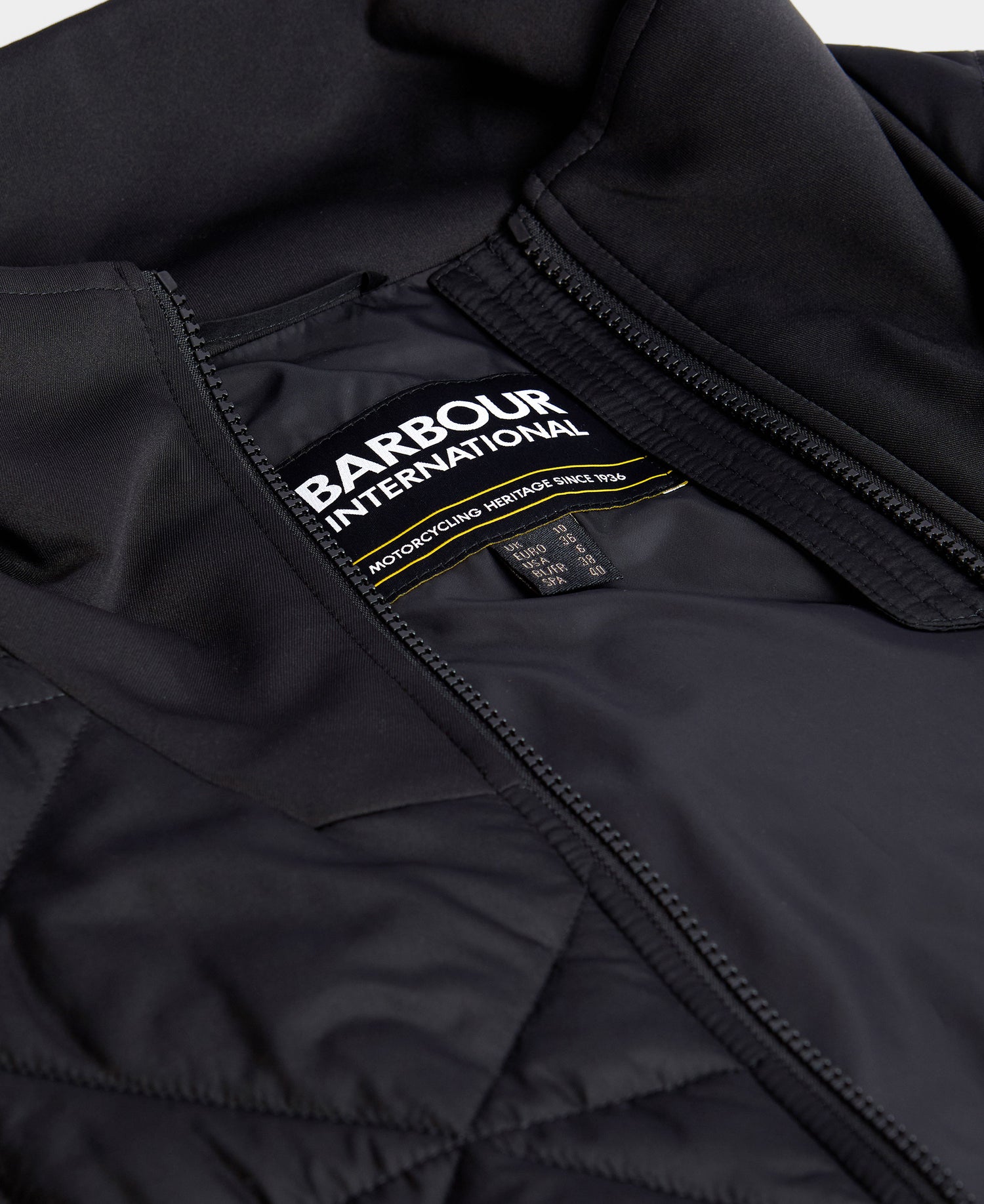 Kya Quilted Sweat - Black