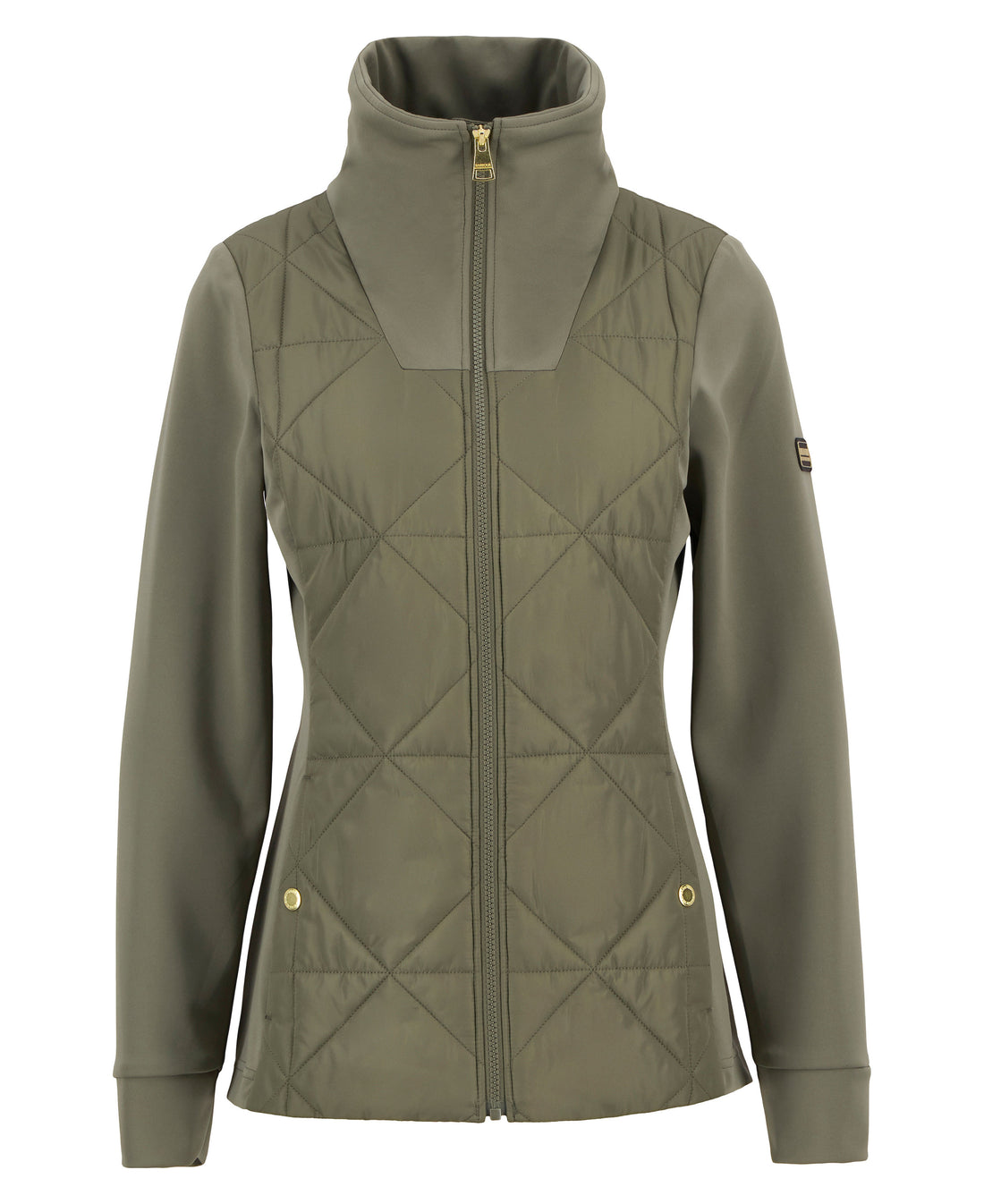 Kya Quilted Sweat - Dusky Khaki