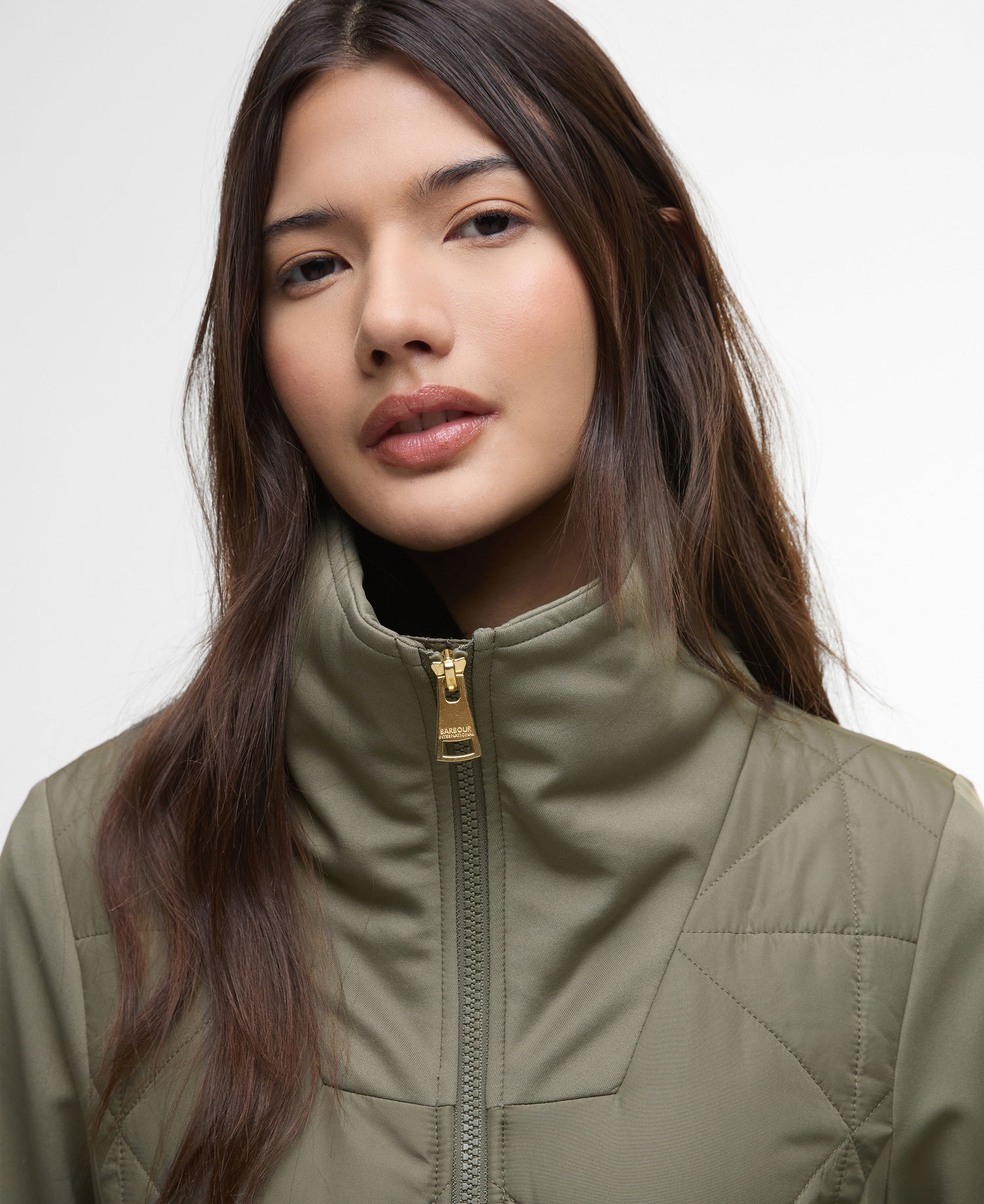 Kya Quilted Sweat - Dusky Khaki