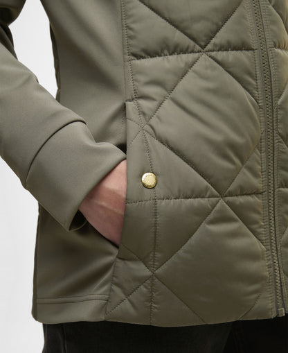 Kya Quilted Sweat - Dusky Khaki